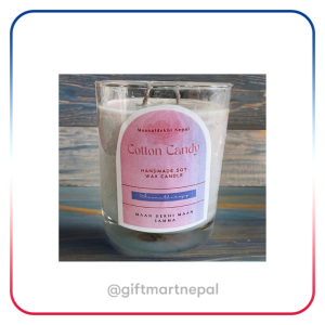 Cotton Candy Scented Soy Wax Candle – 100 ml