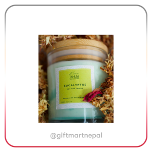 Eucalyptus Scented Soy Wax Candle – 150 ml