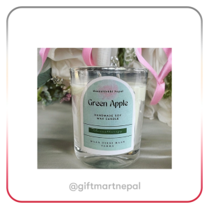 Green Apple Scented Soy Wax Candle – 100 ml