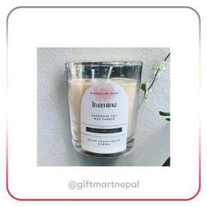 Jasmine Scented Soy Wax Candle – 100 ml