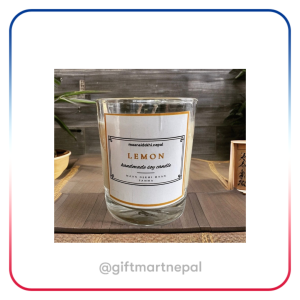 Lemon Scented Soy Wax Candle – 100 ml