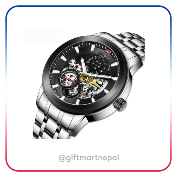 NaviForce NFS1002 Automatic – Black/Silver