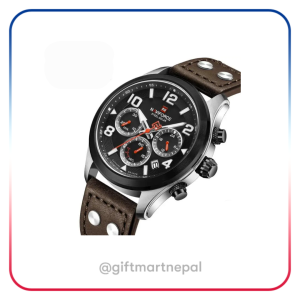 NaviForce NFS1006 Solar – Silver/Brown