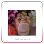Peach Mango Scented Soy Wax Candle - 180 ml