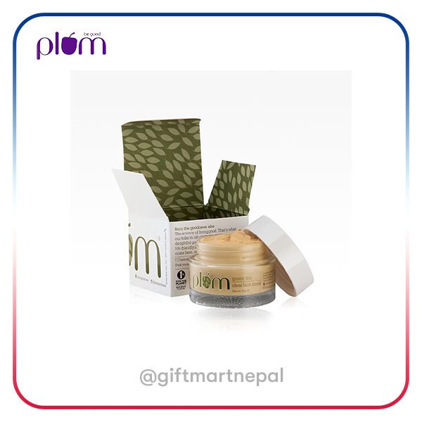 Plum Green Tea Clear Face Mask