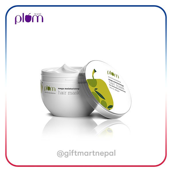 Plum Olive & Macadamia Mega Moisturizing Hair Mask - 250ml