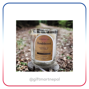 Sandalwood Scented Soy Wax Candle – 100 ml