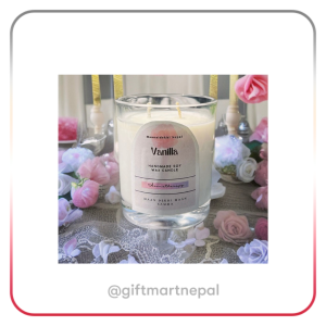 Vanilla Scented Soy Wax Candle – 100 ml