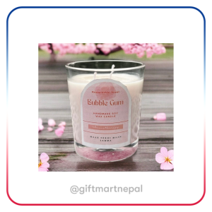 Bubble Gum Scented Soy Wax Candle - 100 ml