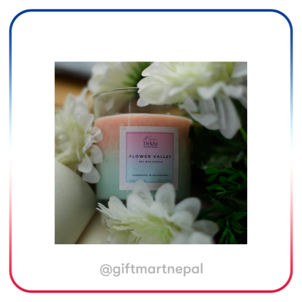 Flower Valley Scented Soy Wax Candle – 150 ml